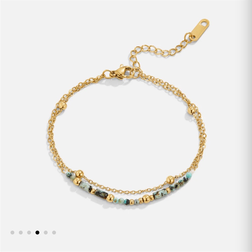 NWOT Layered Stone Beads Bracelet from Beautiful Earth